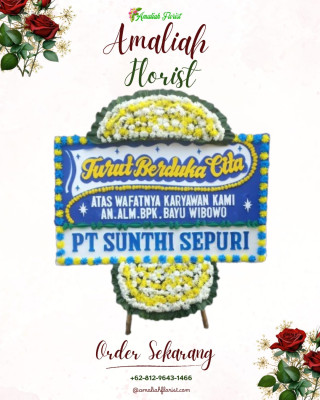 Papan Bunga Duka di Morotai Jaya