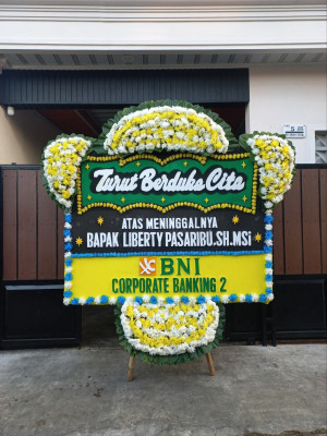 Papan Bunga Duka di Morotai Jaya